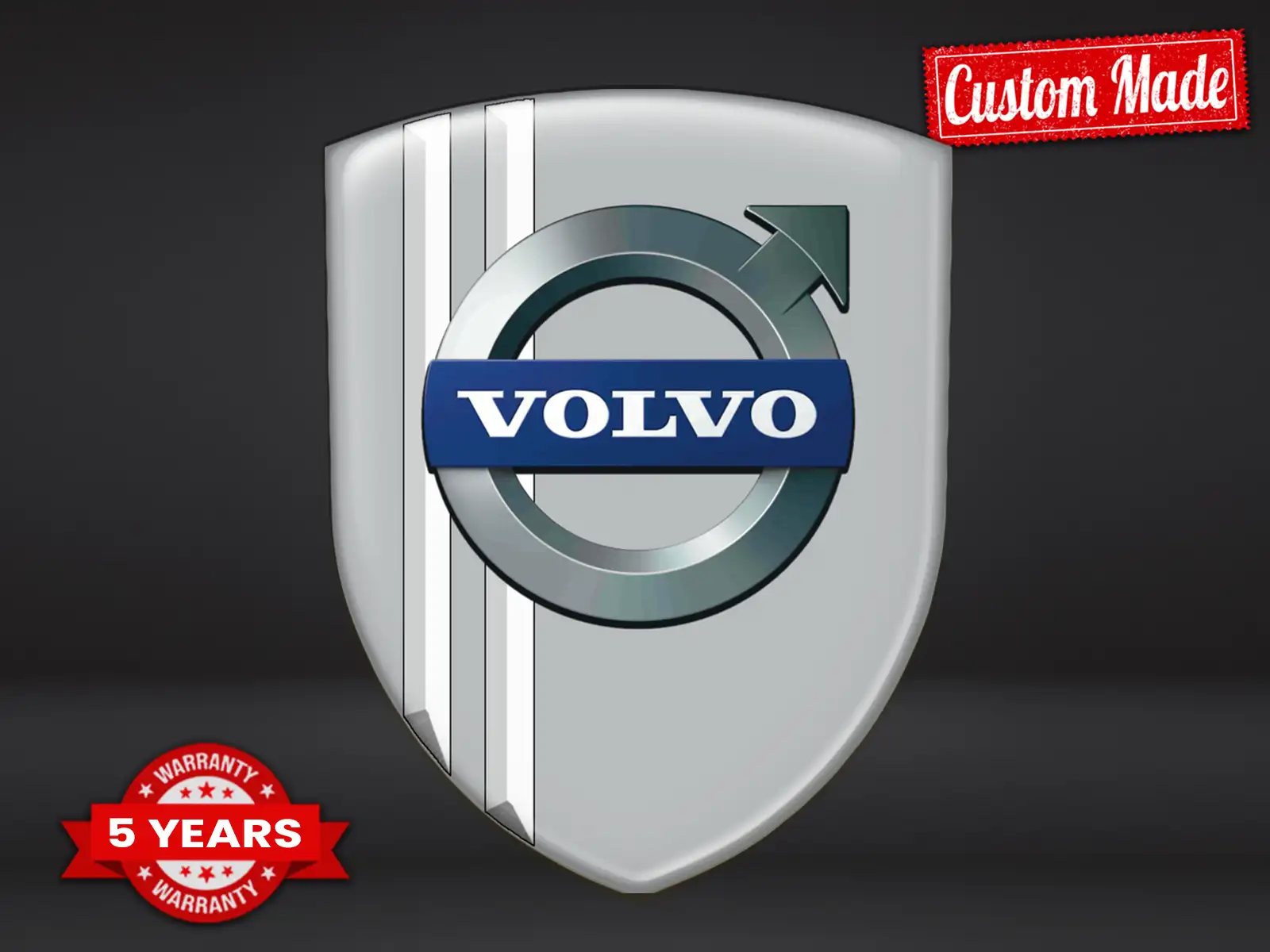 Volvo Pegatina Relieve Auto Estilo Profesional Resistente